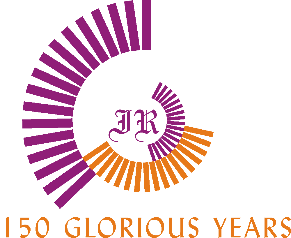 Official logo of Indian Railways 150th-year celebrations