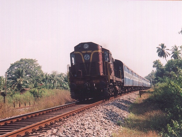 Vishakapatnam, WDM-2, 17836, Indian Railways, Indian, Railways, India, Railway, IRFCA, loco, locomotive, engine, trains, train engine