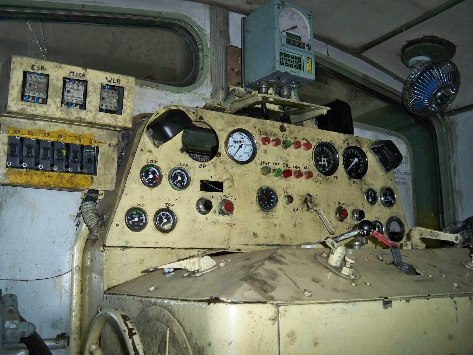 A close up of loco cabin of NDM-6# 600. (Arzan Kotval)