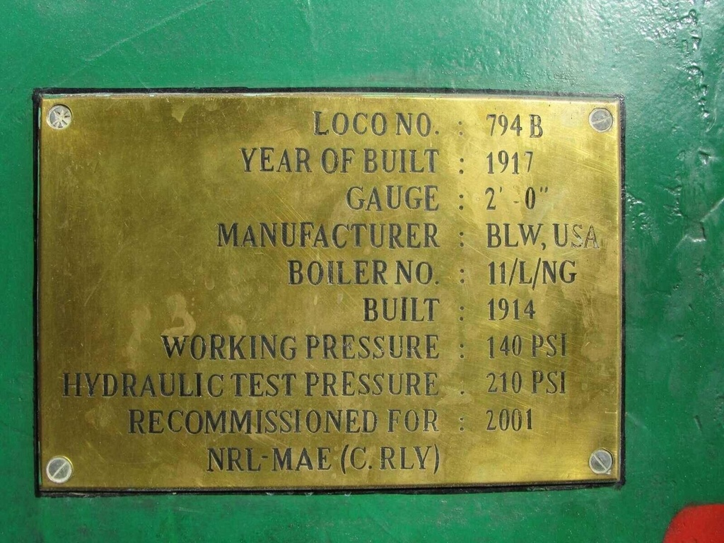 Detailing of the steam loco. Image taken by Sriram S. (Arzan Kotval)