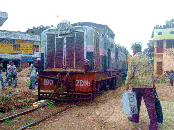 Pathankot, ZDM-3, 190, Indian Railways, Indian, Railways, India, Railway, IRFCA, loco, locomotive, engine, trains, train engine