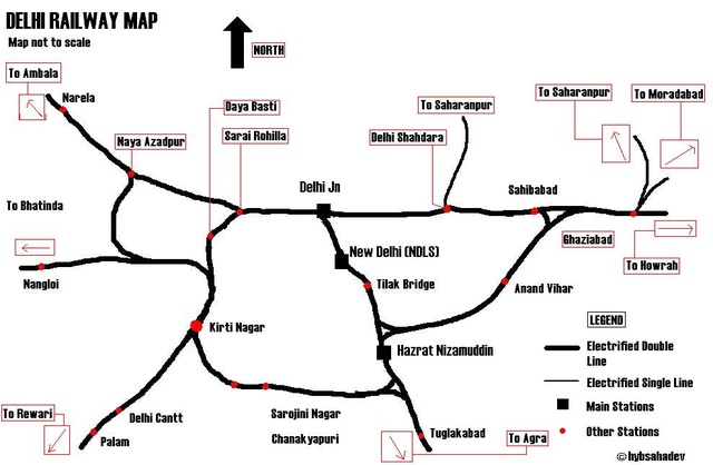 New Delhi Railway Station Map Delhi Map