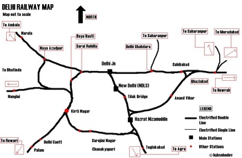 Delhi Map