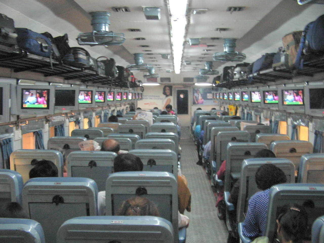 tv's in shatabdi