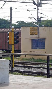 Signal of the weighing bridge