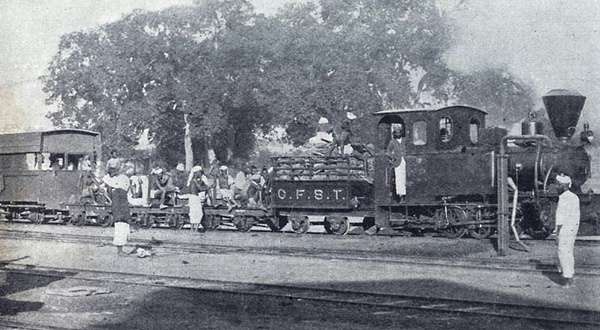 Full view of Cochin State Forest Tramway - Getting ready