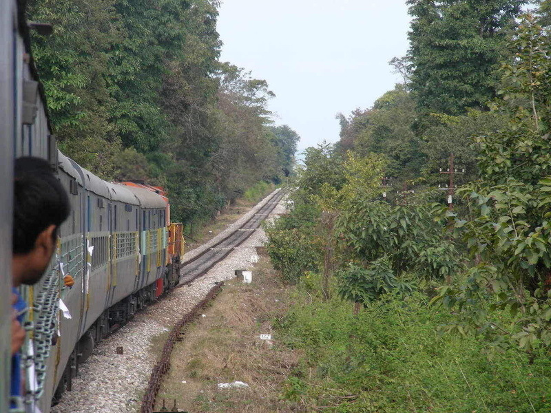 Look at the gradient: Loco pilot stopping to gasp and check his machine before taking on the gradient.