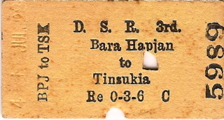 Dibru Sadiya Railway 1 Jul 1898
