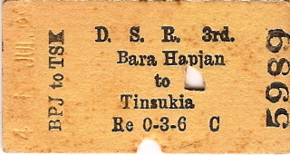 Dibru Sadiya Railway 1 Jul 1898