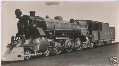 MYSORE STATE RAILWAYS YB CLASS 4-6-2 LOCOMOTIVE No 111