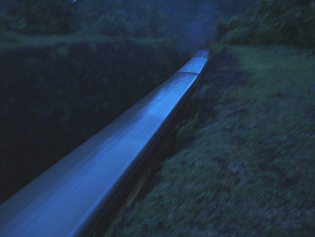 Meenakshi Express at night