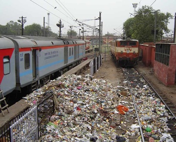 Rubbish from The Rajdhani