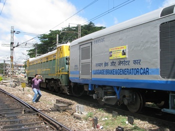 2007/08 Shatabdi Exp LHB rake inaugural