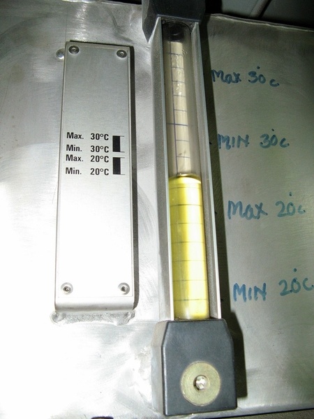 Oil sight glass-WAP5 loco