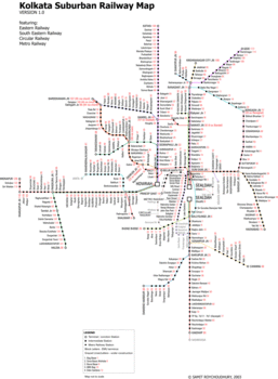 kolkata rail map