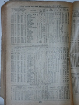 1931 Madura - Tuticorin & v.v.