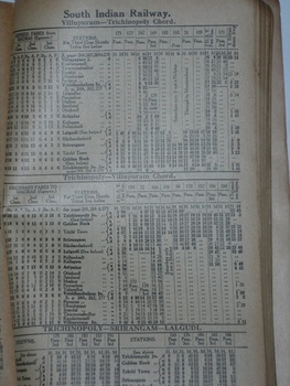 1931 Villupuram - Trichinopoly Chord 