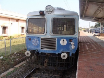 Kakinada Port Station and Railbus