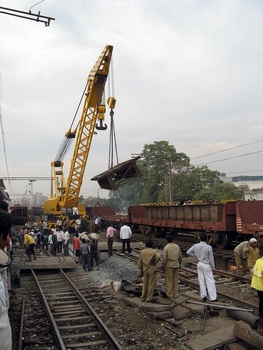 Crane with Old girder