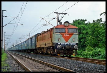 2925 Paschim Express with BL WCAM 2P #21869