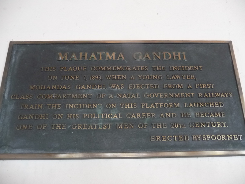 9. Plaque in central hall, Pietermaritzburg station