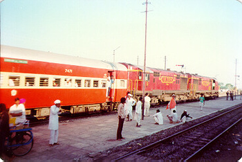 Dadar to Madras Central on the Chennai Exp.