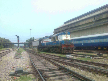 New Guwahati WDM-2 #17419 at GHY (Santulan Mahanta)