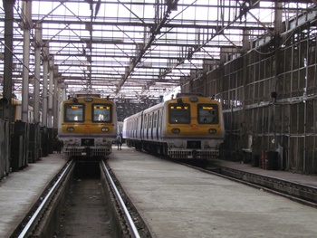 coverage of mumbai central and kandivali emu car shed