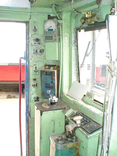 Controls of the Dc emu taken from the Assistant Loco Pilot's seat at the Mumbai Central (Bct) Car Shed (Arzan Kotval)