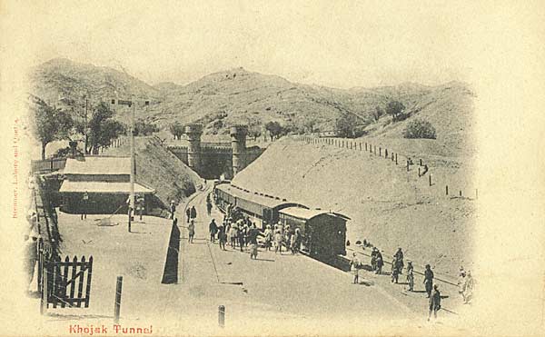 Khojak Tunnel entrance, Shelabagh