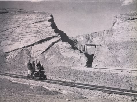 Inspection trolley on Chappar Rift line