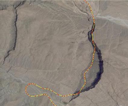 Satellite view of Chappar Rift (Tahir Iqbal)
