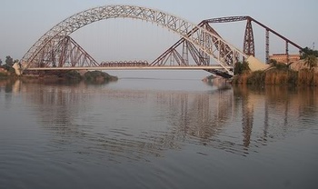 View of Lansdowne and Ayub bridges