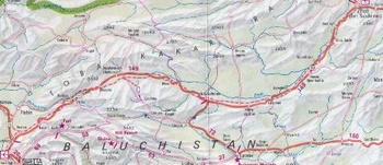 Zhob Valley Railway map