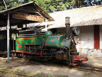 A beautiful looking steam engine 794B taking rest at Neral loco shed after finishing its trial run. Image taken by Sriram S. (Ar