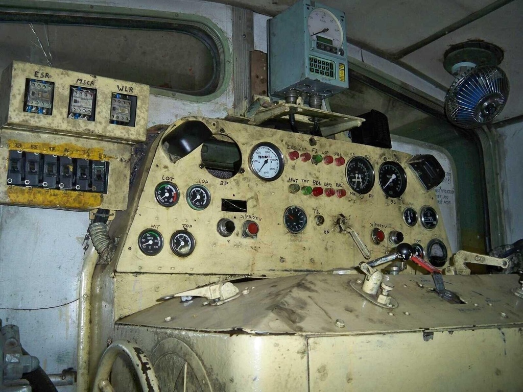 A close up of loco cabin of NDM-6# 600. (Arzan Kotval)