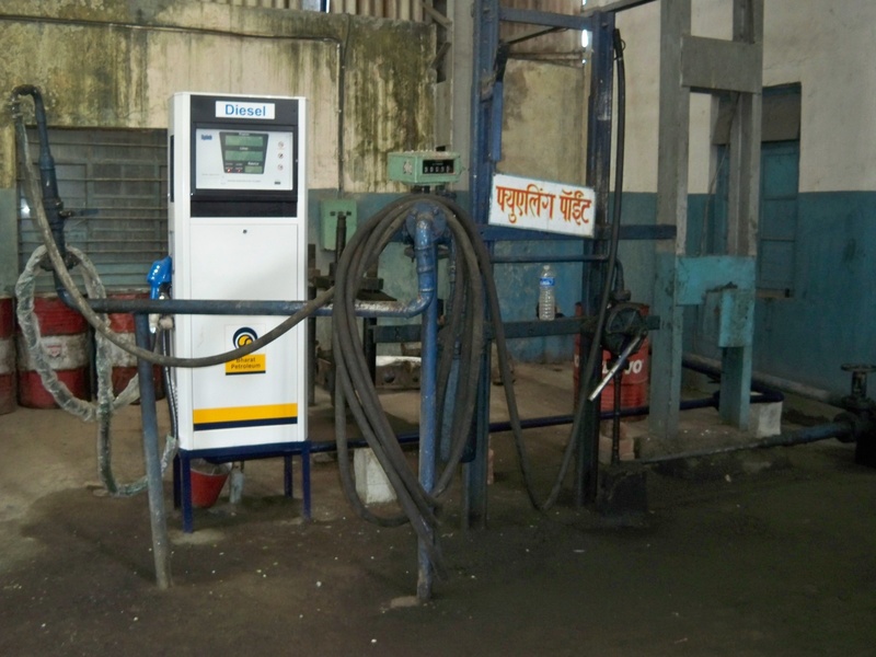 Not a petrol pump but fuelling section of Neral Loco Shed. (Arzan Kotval)