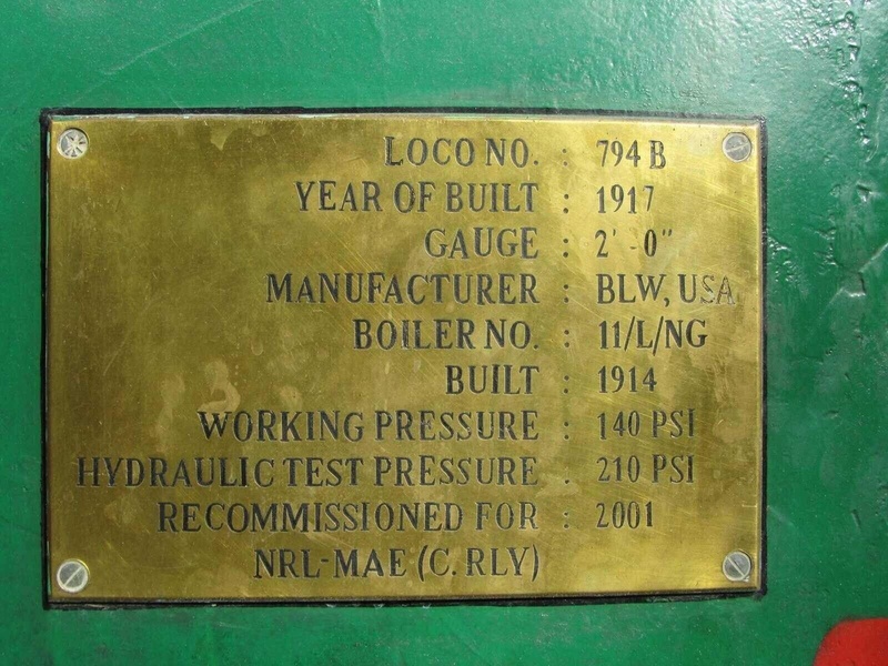 Detailing of the steam loco. Image taken by Sriram S. (Arzan Kotval)