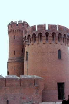 Watch Towers of the Fortress like Lahore Railway Station (construction period 1884-86).