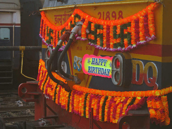 decorated loco