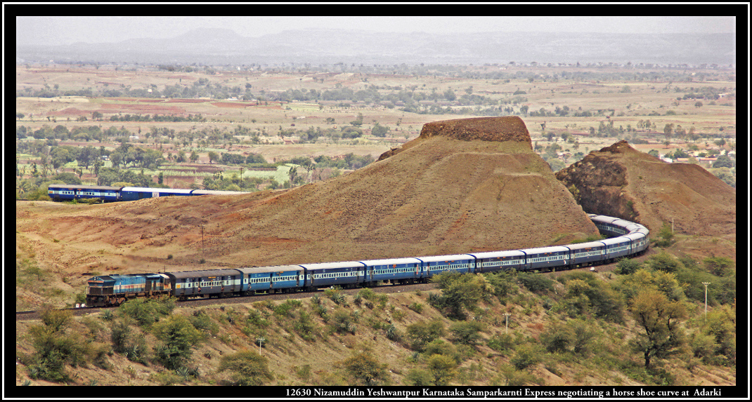 KSK 12630 at Adarki Horse Shoe Curve at Adarki