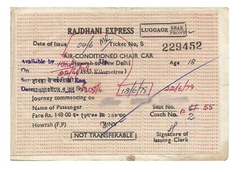 indian railways reservation ticket