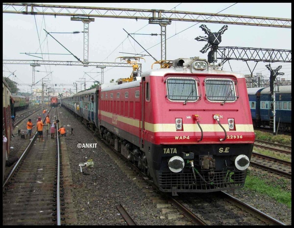 Adra shiromani passenger with TATA WAP-4
