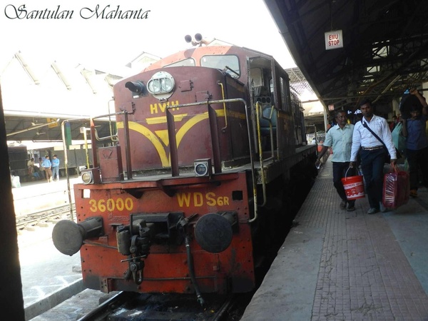 The very first WDS6R of Indian Railway. Provided with comfortable LP seats (Santulan Mahanta)
