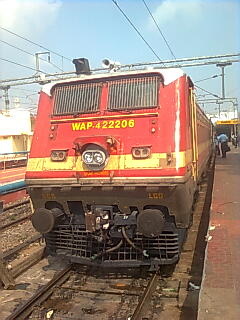 wap-4 22206 intercity exp in guntur