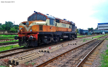 Raipur WDM-2#17816 Jumbo at Durg (2)