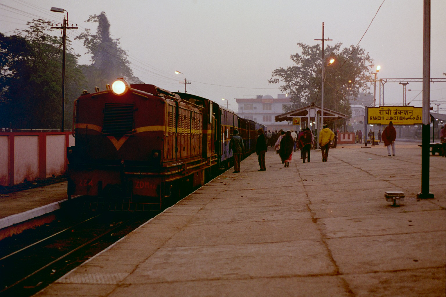 Ranchi Jn., ZDM-4A 224 awaits departure