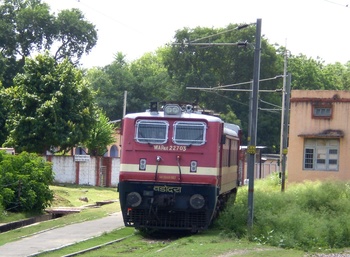 BRC WAP-4E # 22703 at Sawai Madhopur..