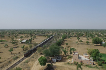 semi arid landscape at rasheedpura