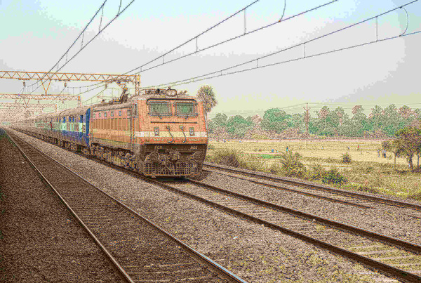 WAP4 #22946, near Burdwan (Shanku Niyogi)